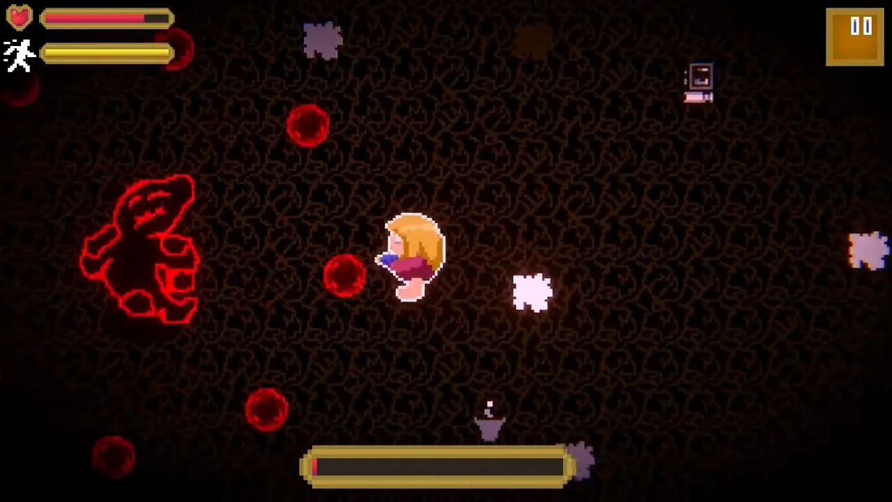 Séquence de jeu de Just Sleep en pixel art